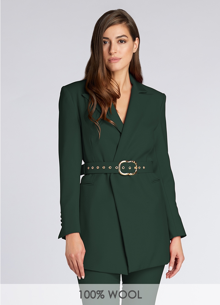 11_1.jpg Davos Blazer Emerald Green - Image 1