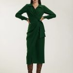 Margot Dress Forest Green