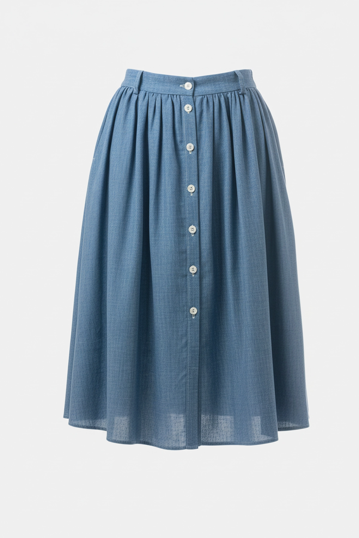 Grace skirt denim 1 Grace Skirt Blue - Image 1