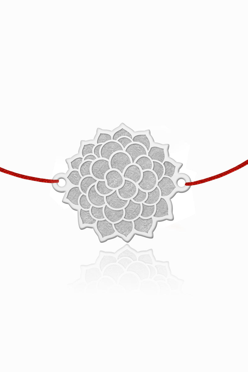 Martisorhydrageeaflowerargint1.jpg Hydrangea Flower Bracelet - Image 1
