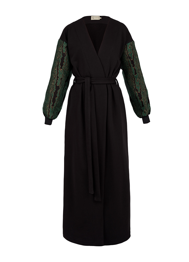 amethyst_marble_green__2_.jpg Amethyst Cardigan Black & Marble Green - Image 1