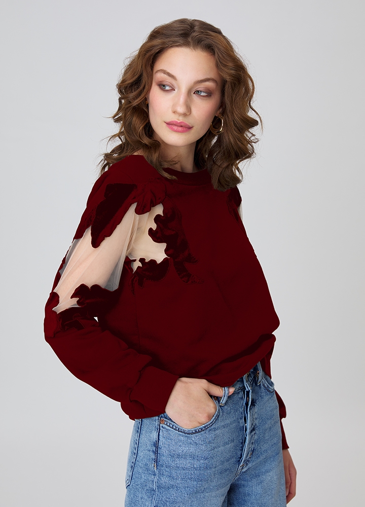 artist_sweater_grena.jpg Artist Sweater Red Plum - Image 1