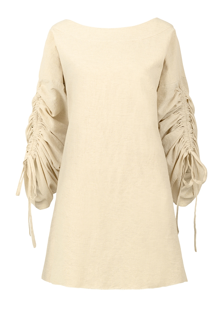 cls0325.jpg Sonya Dress Sand Beige - Image 1