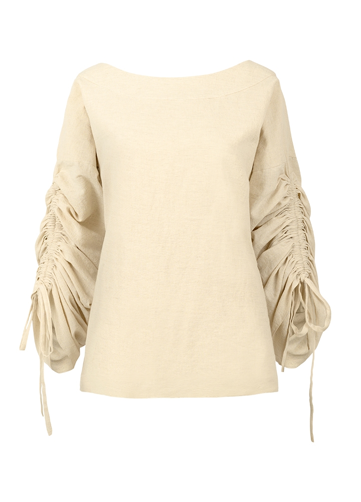 cls0325_2.jpg Agnes Dress Sand Beige - Image 1