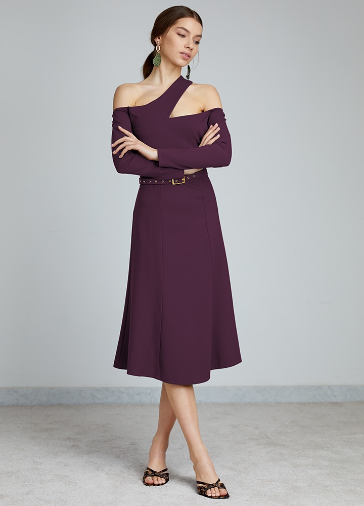 clyde_dress_purple.jpg Clyde Dress Ash Purple - Image 1