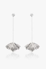 Long Ginkgo earrings