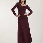 Sherry Dress Burgundy Red