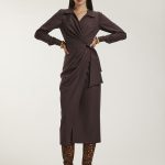 Margot Dress Purple Brown