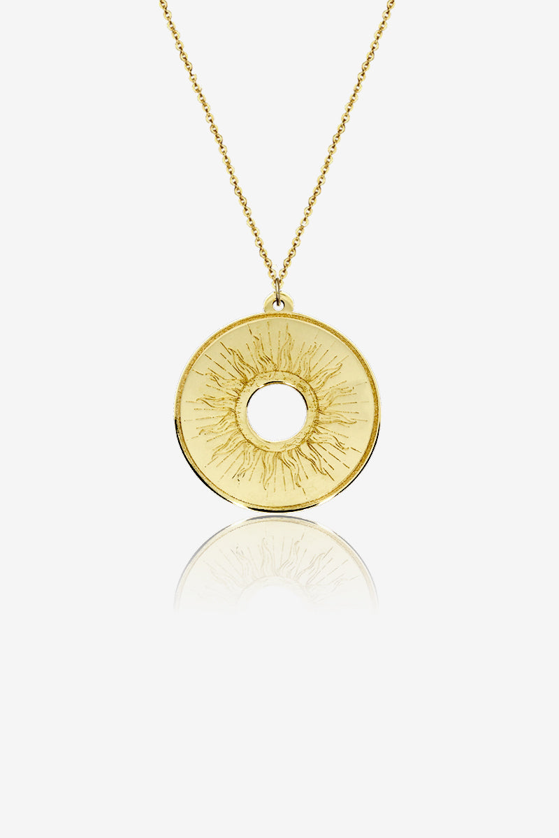 5zpOsOzMXh_ColierGoldSun_01.jpg Gold Sun Necklace/Pendant - Image 1