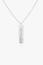 Silver Pater Noster necklace