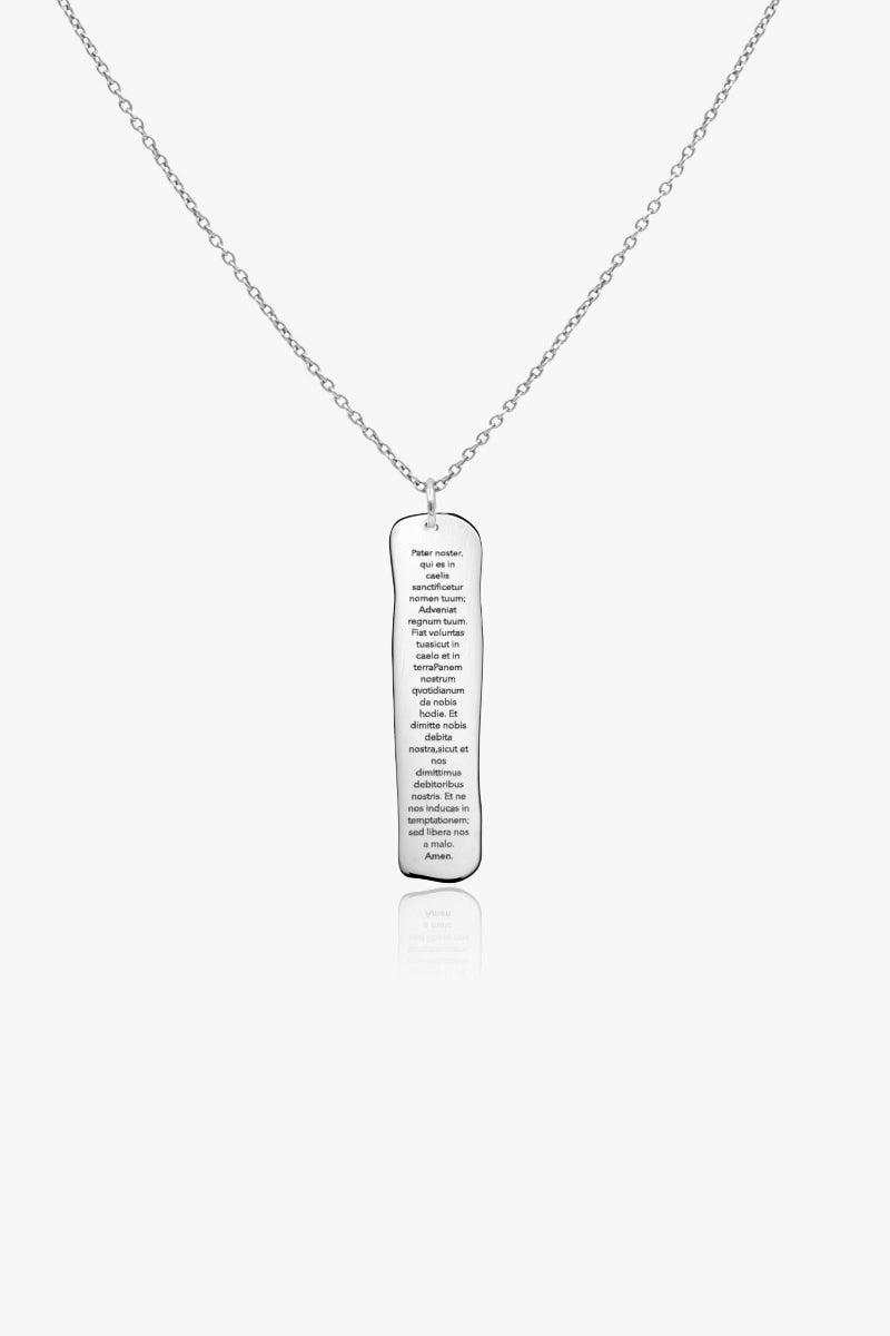 ColierPaterNoster_argint.jpg Silver Pater Noster necklace - Image 1
