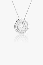 Necklace/Pendant Mantra I Am Everything Silver