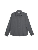 Casual cotton flannel shirt, gray
