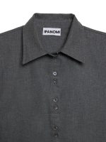 Casual cotton flannel shirt, gray - Image 2