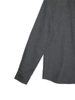 Casual cotton flannel shirt, gray - Image 3