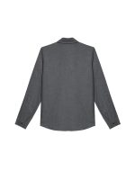 Casual cotton flannel shirt, gray - Image 4