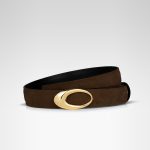 INFINITY REVERSIBLE BELT - CHOCOLATE SUEDE