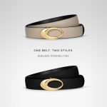 INFINITY REVERSIBLE BELT - TAPIOCA - Image 3