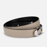 INFINITY REVERSIBLE BELT - BLACK & TAPIOCA - Image 5