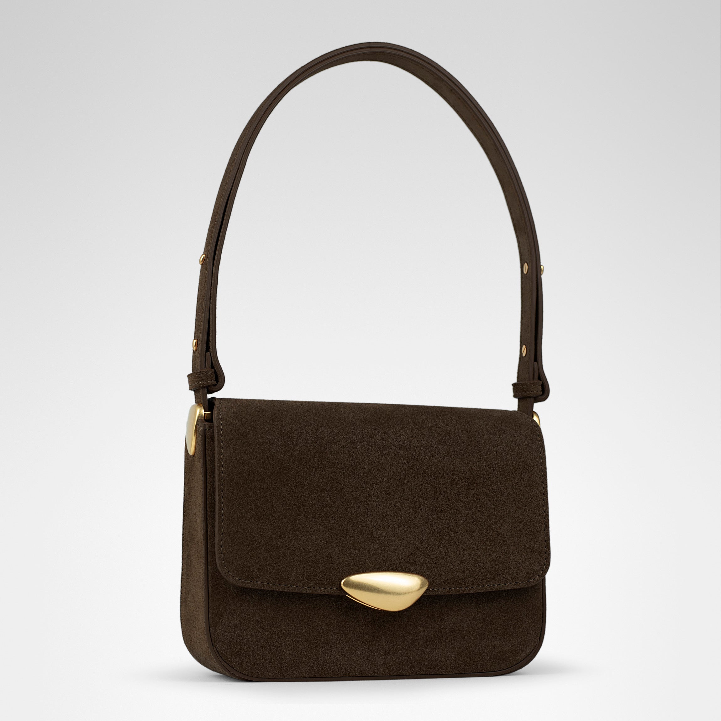 MaestosoNoaMiniChocolateSuede.jpg Noa Mini - Chocolate Suede - Image 1
