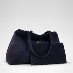 Aurora Tote - Midnight Blue Suede - Image 5
