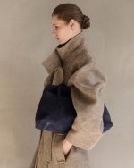 Aurora Tote - Midnight Blue Suede - Image 2
