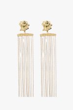 Long Chain Snail Earrings