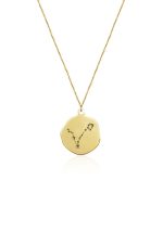 Gold Necklace Pisces Constellation - Image 3
