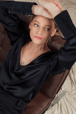 Celine Blouse Beige - Image 3