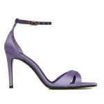 Thea Lavender Satin Sandals