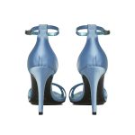 Thea Baby Blue Satin Sandals - Image 3