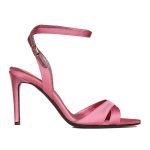 Thea Soft Pink Satin Sandals