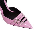 Gina Slingback Pink Patent Leather - Image 5