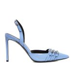 Gina Slingback Blue Patent Leather