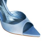 Vicky Baby Blue Satin Sandals - Image 5