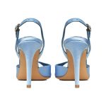 Vicky Baby Blue Satin Sandals - Image 3