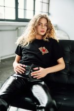 GOLDEN HEART TOP BLACK - Image 3