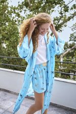 BABY BLUE KIMONO SET - Image 4