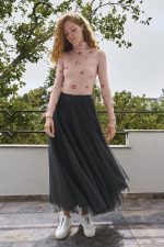 GLOW SKIRT BLACK