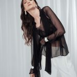 Noir Veil Blouse