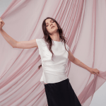 Pearl Draped Top