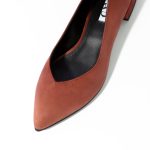 GEORGIA Ballerina Brown Cognac Suede - Image 3