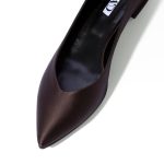 GEORGIA Ballerina Dark Chocolate Satin - Image 2