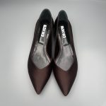 GEORGIA Ballerina Dark Chocolate Satin - Image 4