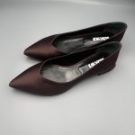 GEORGIA Ballerina Dark Chocolate Satin - Image 5